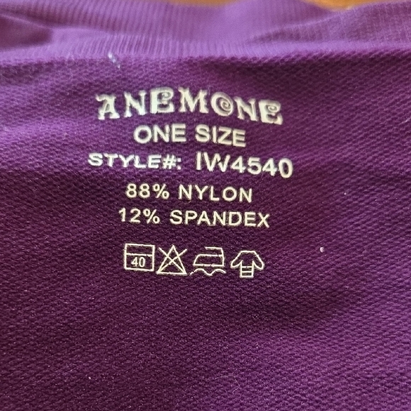 Purple Strapless Bandeau Top #842 - Picture 6 of 6